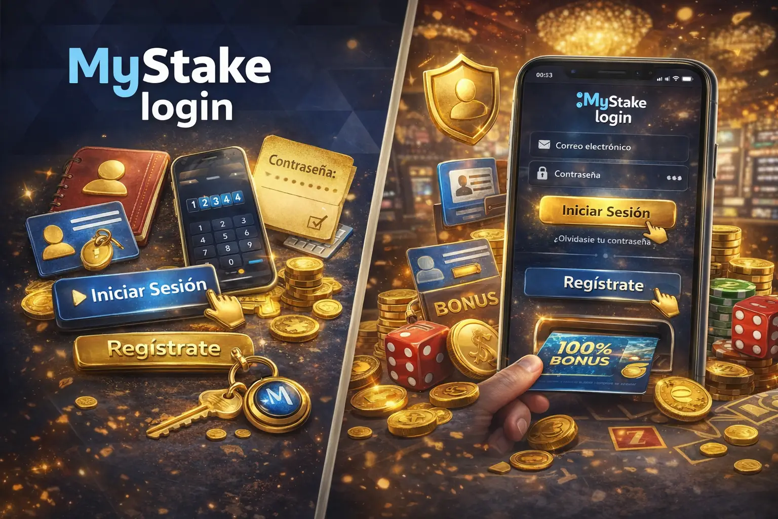 Mystake login: registro y primer acceso